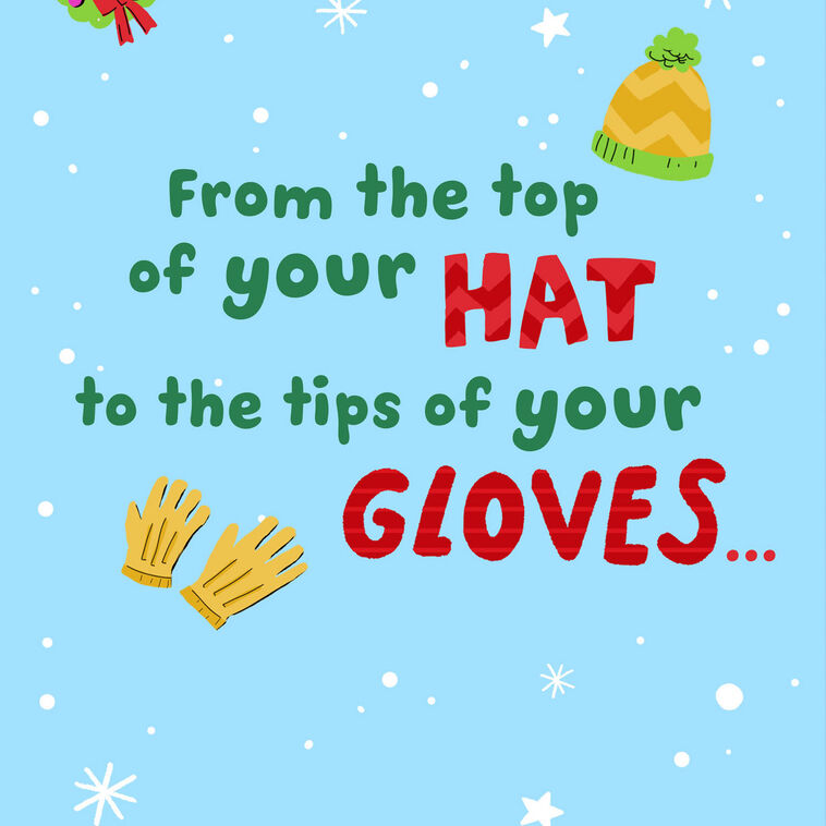 Hallmark Tree-Mendously Loved Christmas Card For Kids