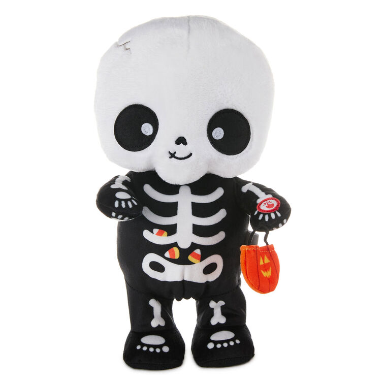 hallmark Trick-or-Treat Skeleton Plush With Sound and Motion 10"