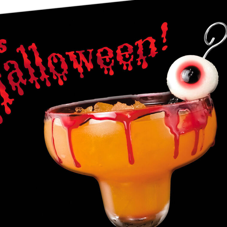 Hallmark Trick Or Treat Yourself Cocktail Halloween Card