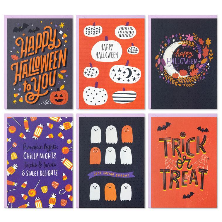 Hallmark Tricks And Treats Assorted Blank Halloween Cards Pack Of 36