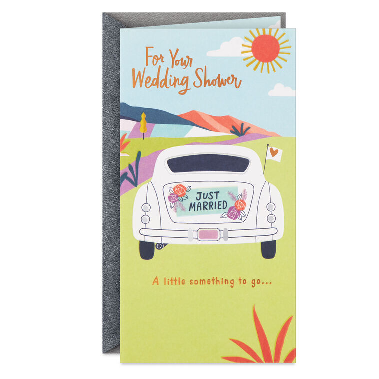hallmark Trip to Happily-Ever-After Money Holder Bridal Shower Card