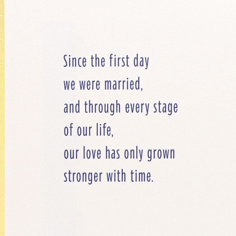 Hallmark Tropical Leaves 25th Anniversary Card For Husband