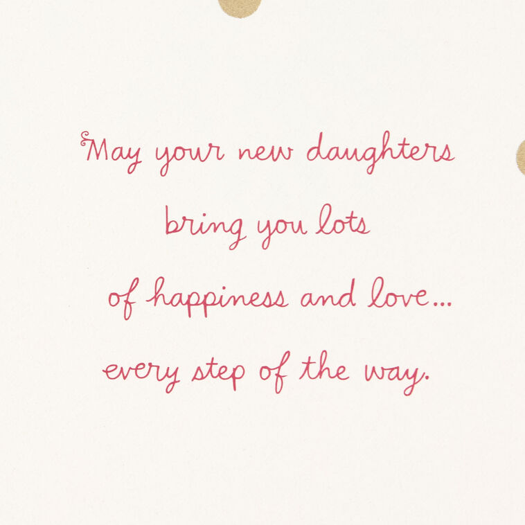 Hallmark Twice The Happiness And Love New Baby Girl Card For Twin Daughters