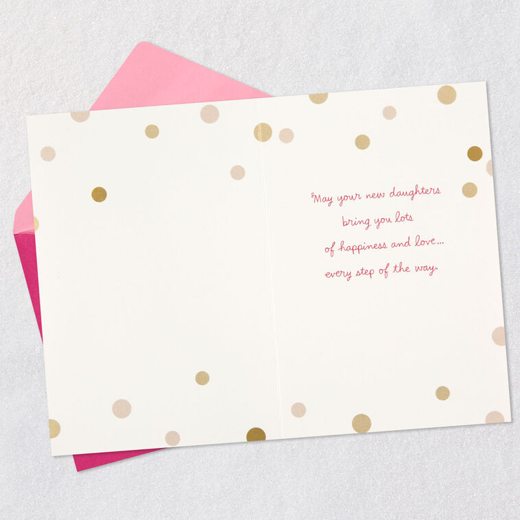 Hallmark Twice The Happiness And Love New Baby Girl Card For Twin Daughters