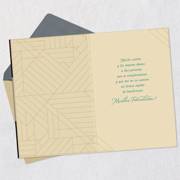 Hallmark Two Good People Spanish-Language Wedding Card For Couple