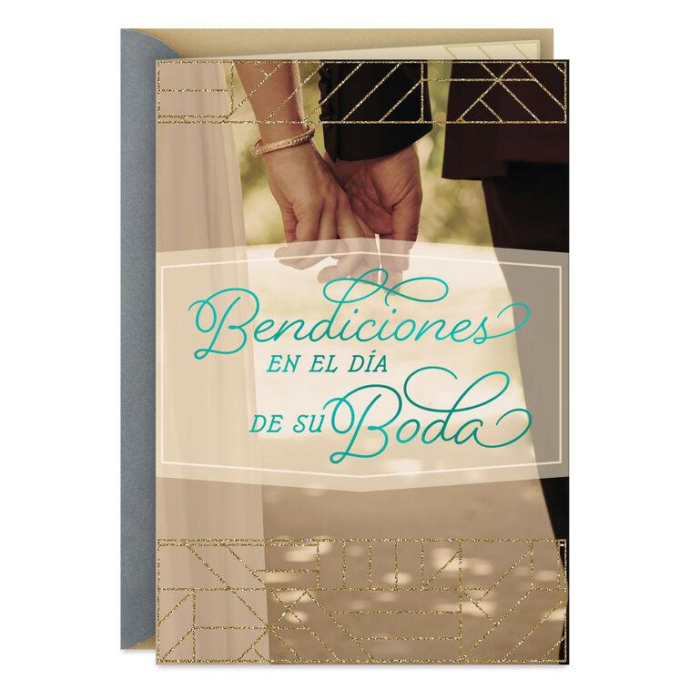 hallmark Two Good People Spanish-Language Wedding Card for Couple