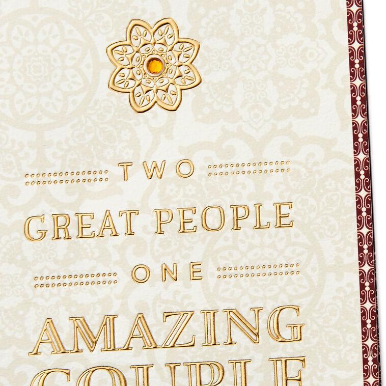 Hallmark Two Great People One Amazing Couple Money Holder Wedding Card
