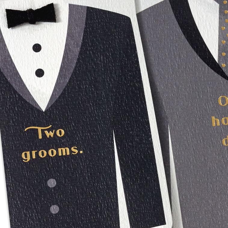 Hallmark Two Grooms One Happy Day Wedding Card For Couple