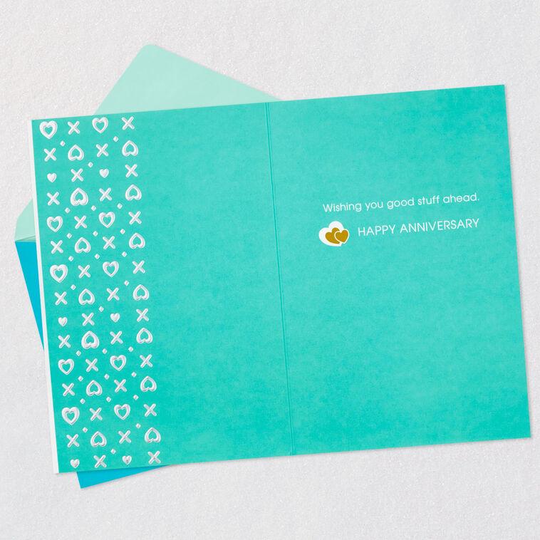 Hallmark Two Penguins Holding Hands Anniversary Card For Couple