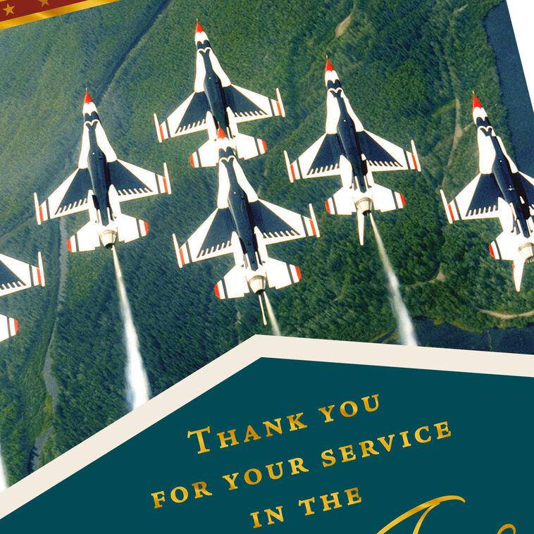 Hallmark U.S. Air Force Thank You For Your Service Veterans Day Card