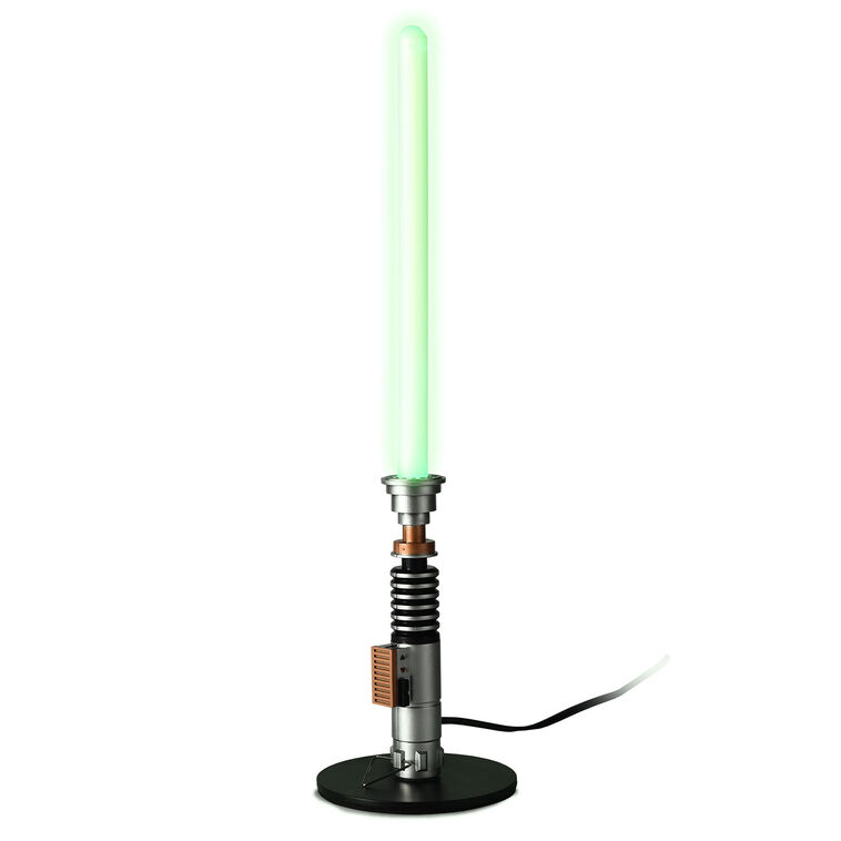 Hallmark Ukonic Star Wars Luke Skywalker Green Lightsaber Lamp