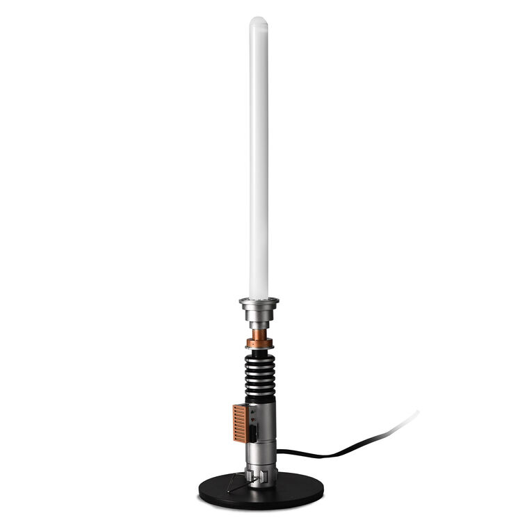 hallmark Ukonic Star Wars Luke Skywalker Green Lightsaber Lamp