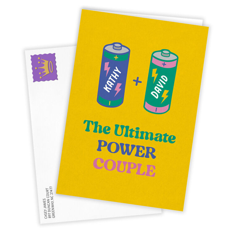Hallmark Ultimate Power Couple Custom Anniversary Card