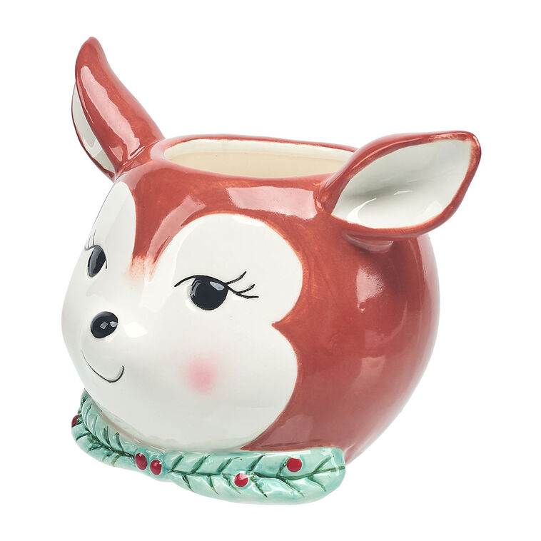 Hallmark Under The Mistletoe Scented Ceramic Reindeer Candle