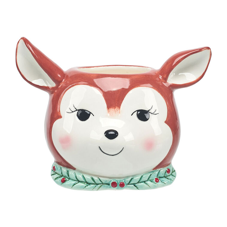 hallmark Under the Mistletoe Scented Ceramic Reindeer Candle