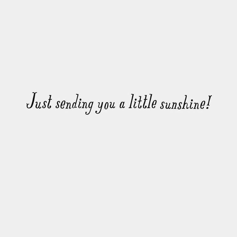 Hallmark UNICEF A Little Sunshine Encouragement Card