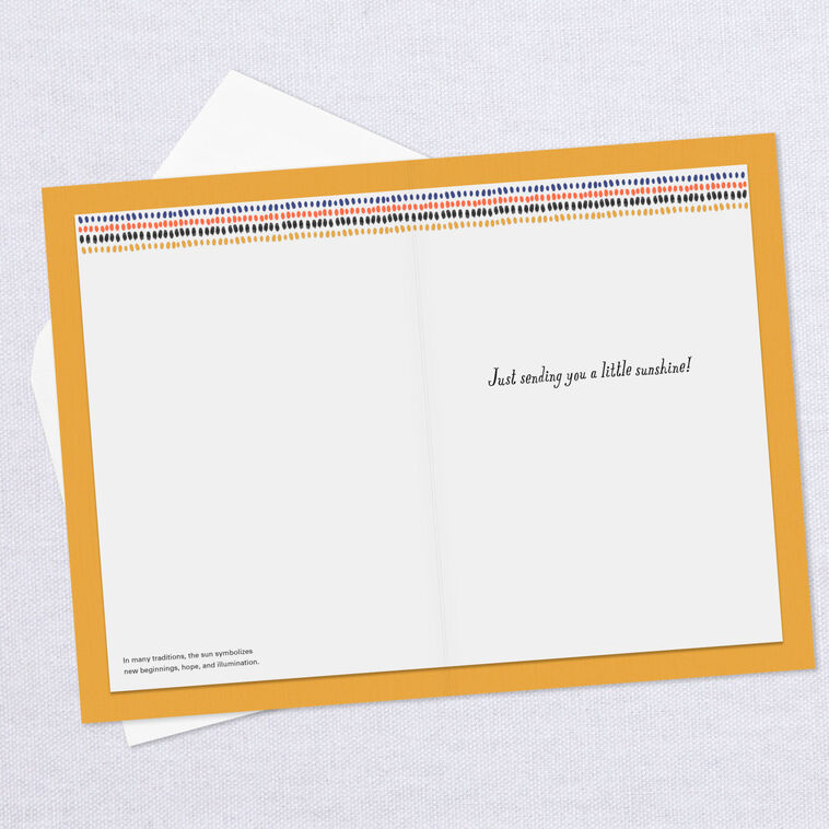 Hallmark UNICEF A Little Sunshine Encouragement Card