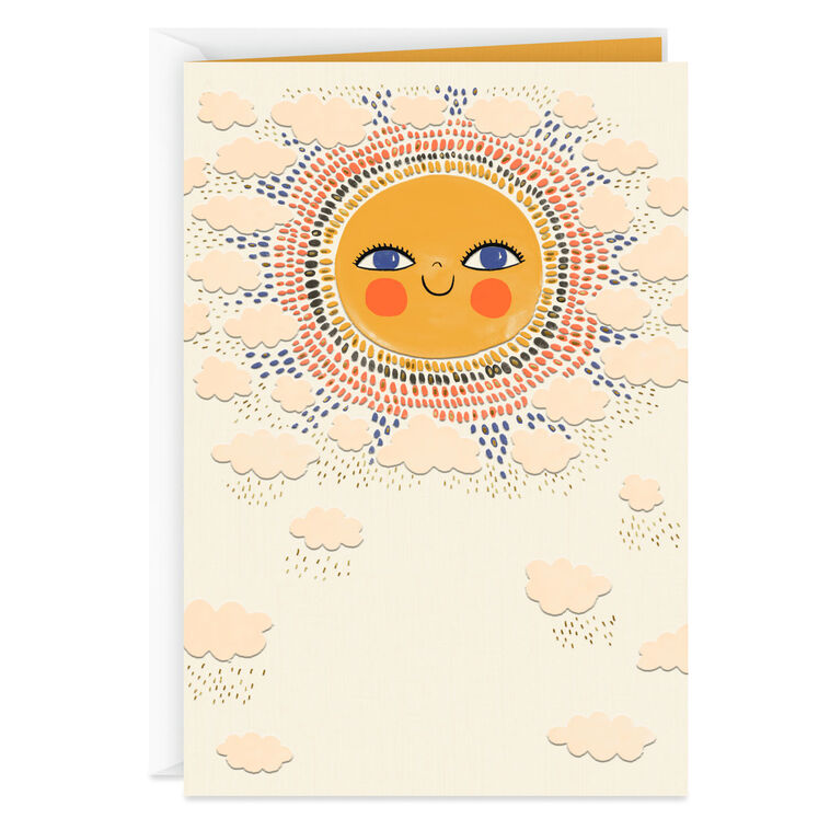 hallmark UNICEF A Little Sunshine Encouragement Card