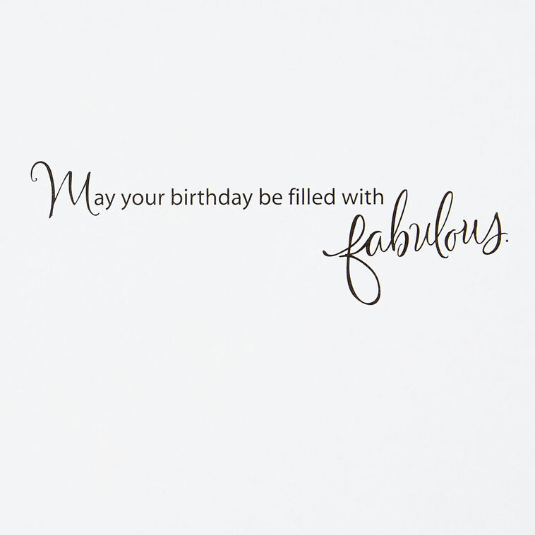 Hallmark UNICEF Fabulous Birthday Card With Bracelet For Her
