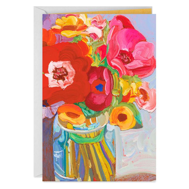hallmark UNICEF Flowers All Kinds of Happy Birthday Card