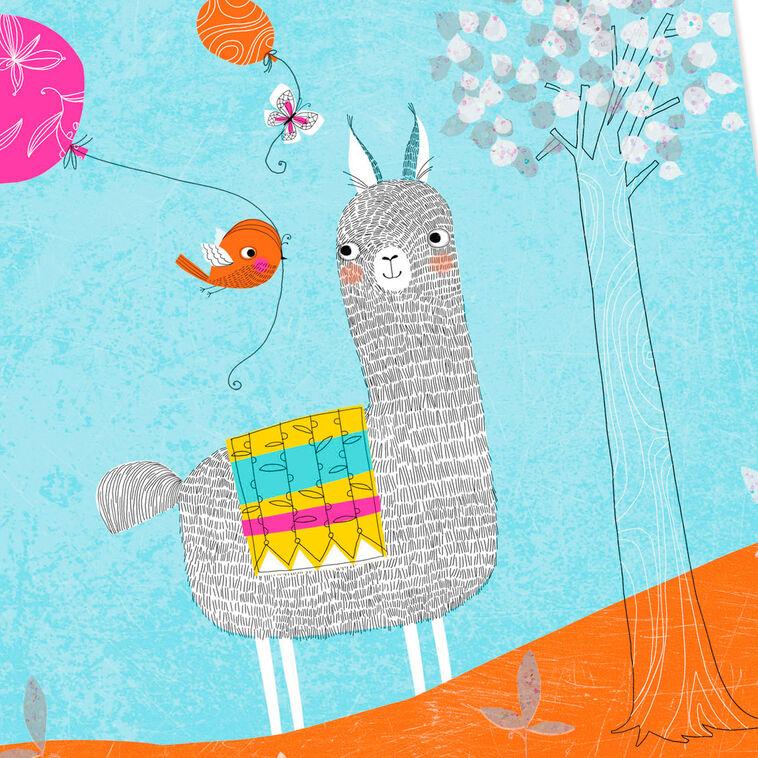Hallmark UNICEF Llama Love And Laughter Birthday Card
