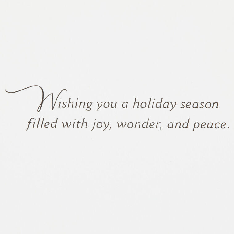 Hallmark UNICEF Peaceful Holly Tree Boxed Christmas Cards Pack Of 20