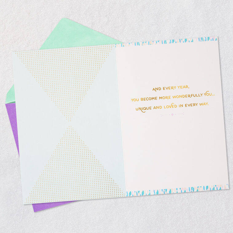 Hallmark Unique And Loved In Every Way Birthday Card For Her