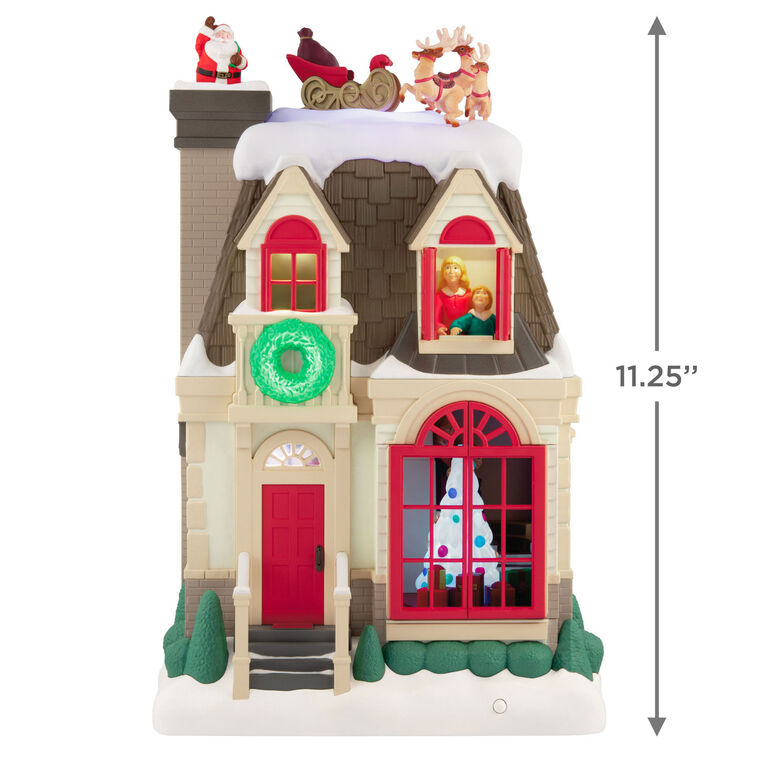 Hallmark Up On The Housetop Musical Tabletop Decoration With Light And Motion