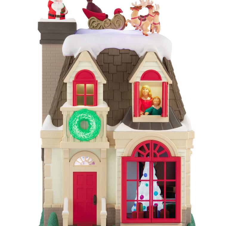 Hallmark Up On The Housetop Musical Tabletop Decoration With Light And Motion