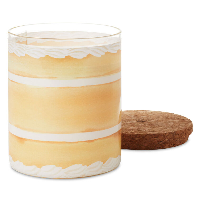 Hallmark Vanilla Cake And Buttercream Scented 2-Wick Jar Candle 14.5 Oz