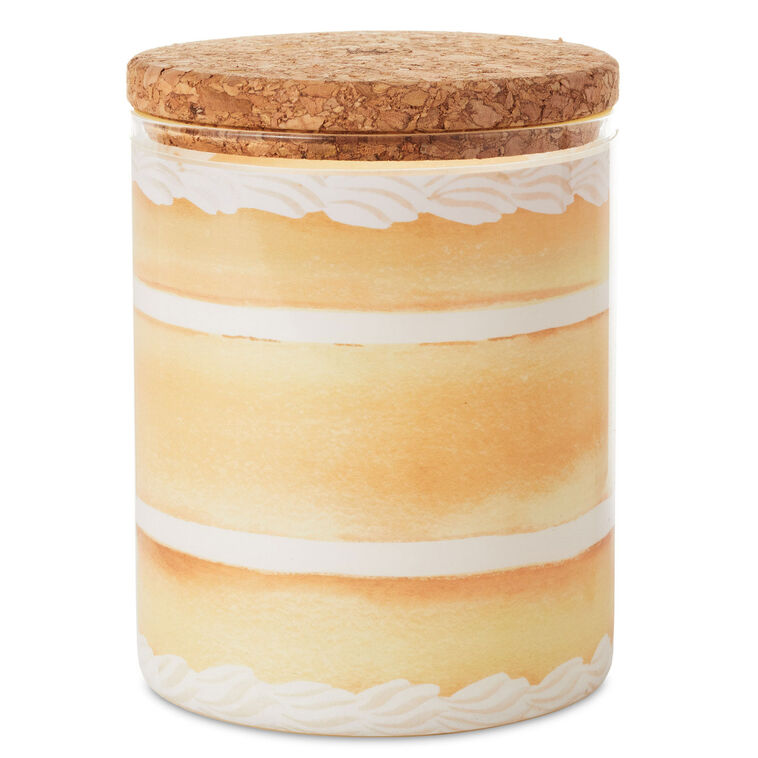 hallmark Vanilla Cake and Buttercream Scented 2-Wick Jar Candle 14.5 oz