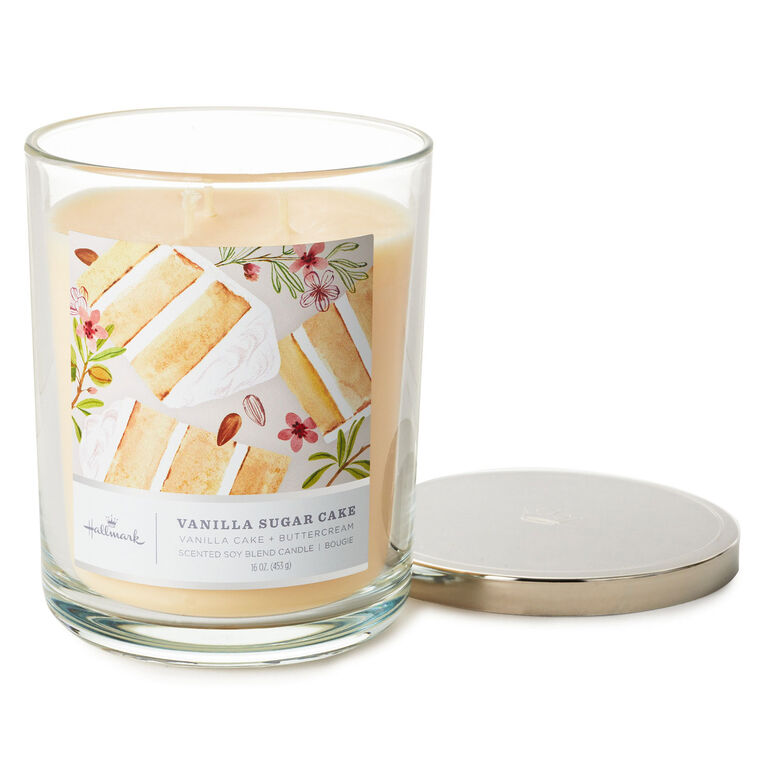 Hallmark Vanilla Sugar Cake 3-Wick Jar Candle 16 Oz