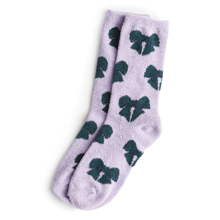 hallmark Vera Bradley Cozy Fleece Socks in Bow Mosaic
