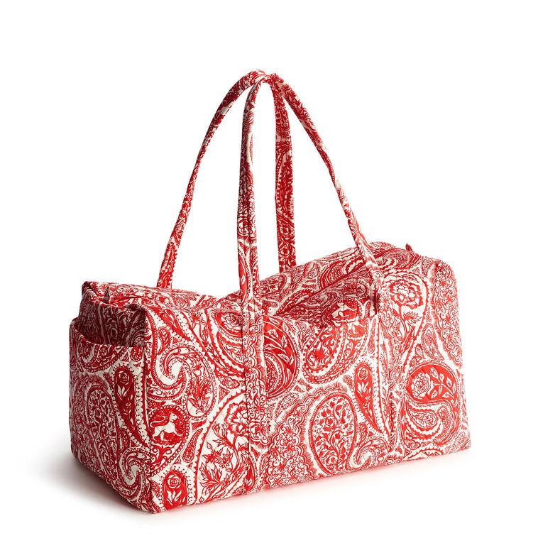 hallmark Vera Bradley Large Original Duffel in Paisley Key