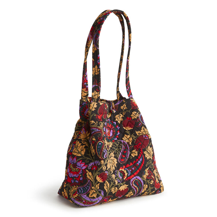 Hallmark Vera Bradley Small Original Tote In Midnight Garden Paisley