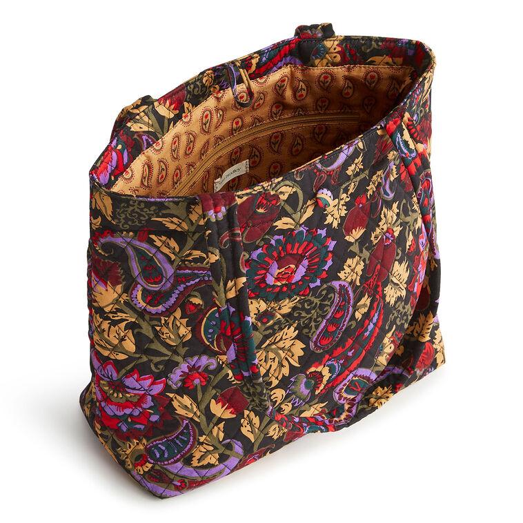 Hallmark Vera Bradley Small Original Tote In Midnight Garden Paisley