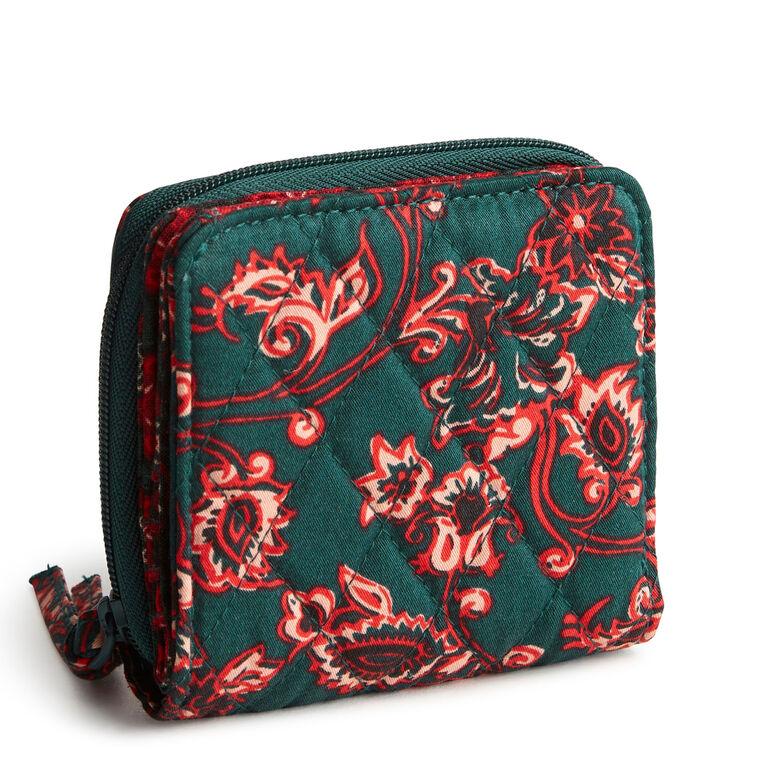hallmark Vera Bradley Small Zip-Around Wallet in Victorian Vines