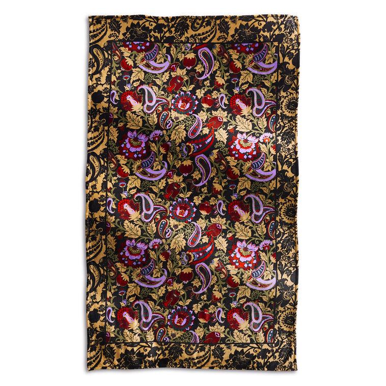 Hallmark Vera Bradley Throw Blanket In Midnight Garden Paisley