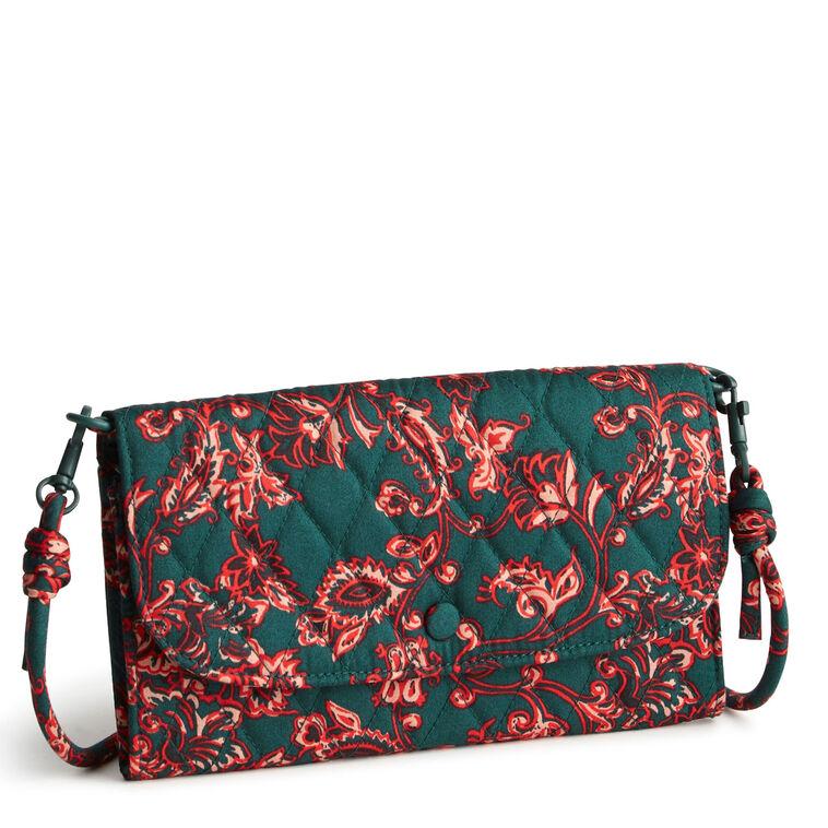 hallmark Vera Bradley Wildwood Wallet Crossbody in Victorian Vines