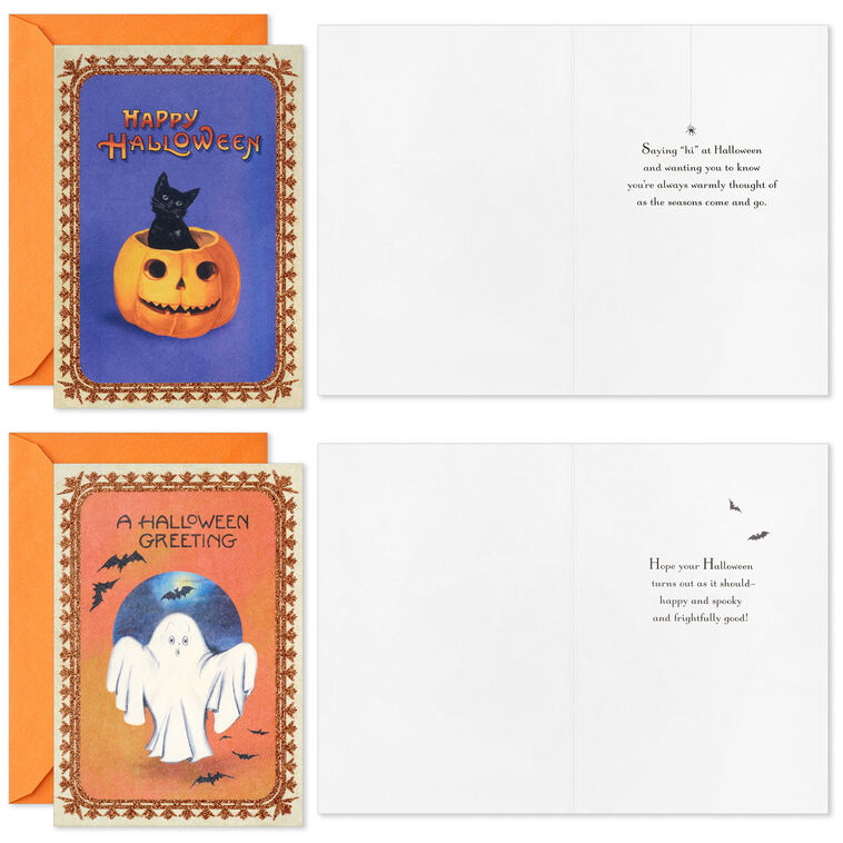 Hallmark Vintage Halloween Boxed Halloween Cards Assortment Pack Of 16