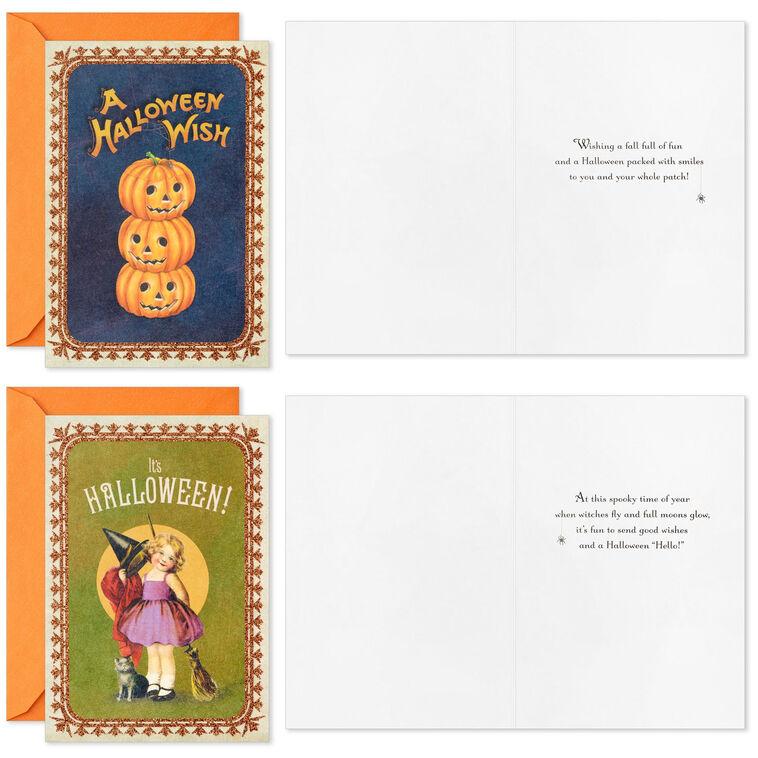 Hallmark Vintage Halloween Boxed Halloween Cards Assortment Pack Of 16