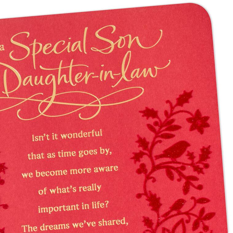 Hallmark Warm Feelings Christmas Card For Son And Daughter-in-Law