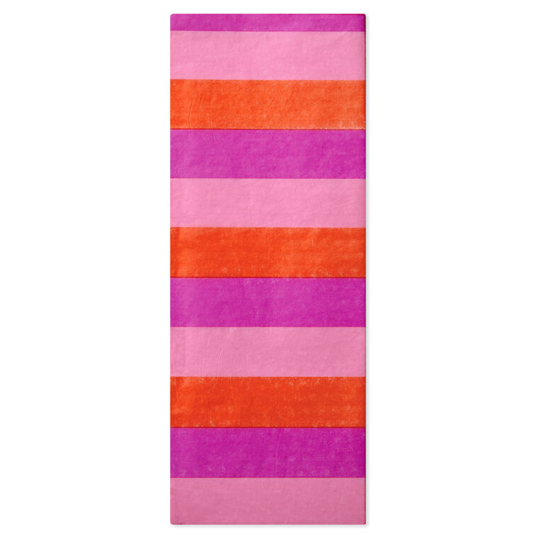 hallmark Warm Horizontal Stripes Tissue Paper 6 sheets