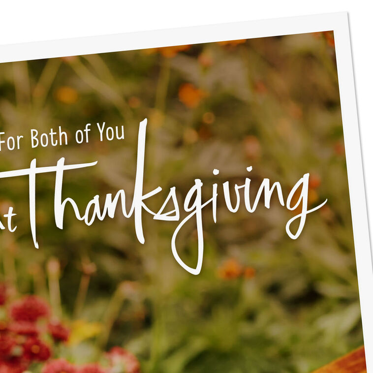 Hallmark Warm Moments And Happy Memories Thanksgiving Card For Both
