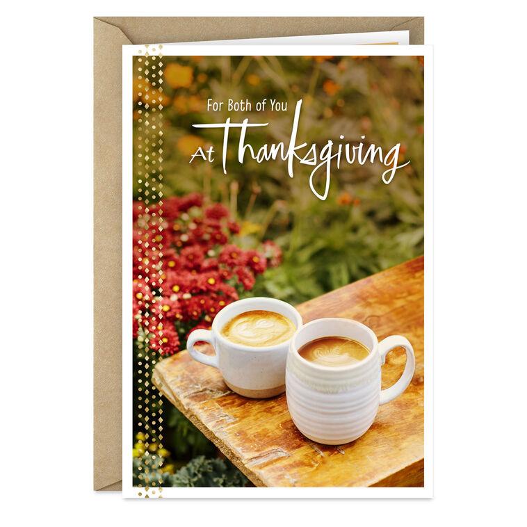 hallmark Warm Moments and Happy Memories Thanksgiving Card for Both