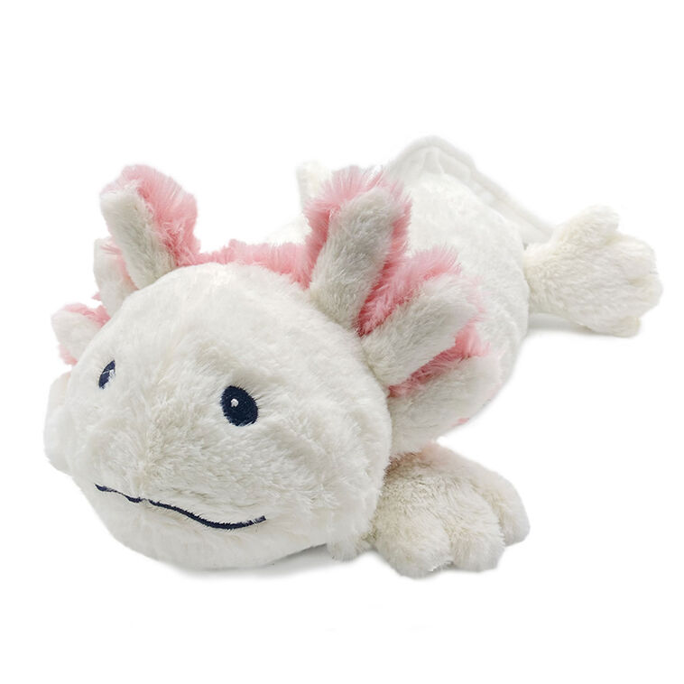 hallmark Warmies Heatable Scented Axolotl Stuffed Animal 14"