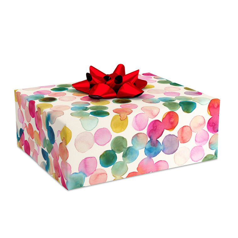 Hallmark Watercolor Dots Wrapping Paper Roll 20 Sq. Ft
