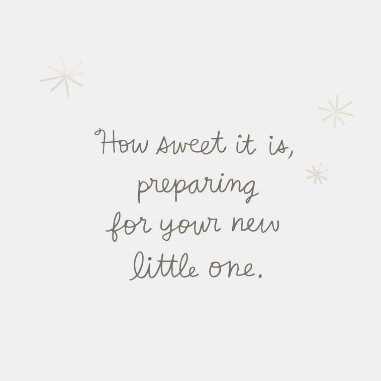 Hallmark Watering Can Sprinkle Of Wishes Baby Shower Card