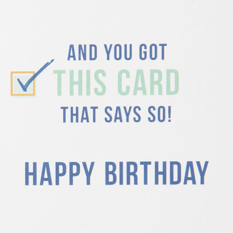 Hallmark Ways To Know You're Turning 60 Birthday Card