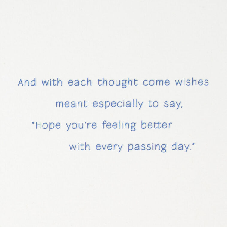 Hallmark We Are Thinking Of You Get Well Card From Us